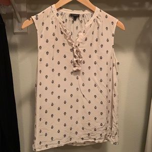 Talbots -silk dress top